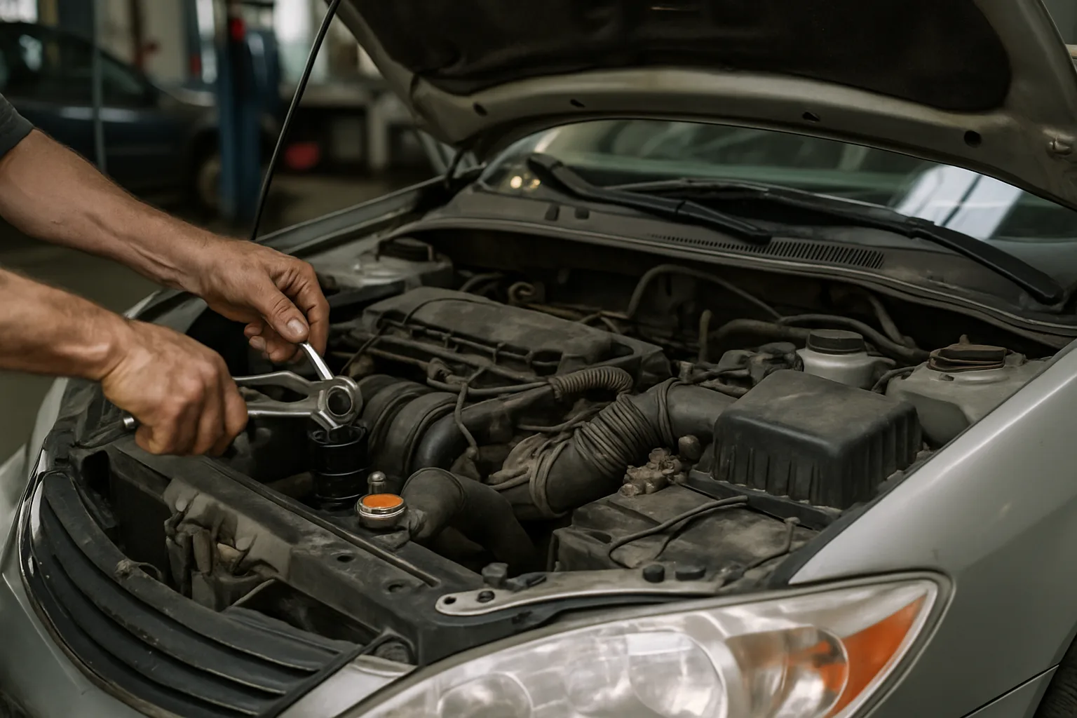 Engine maintenance and oil service